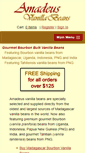 Mobile Screenshot of amadeusvanillabeans.com